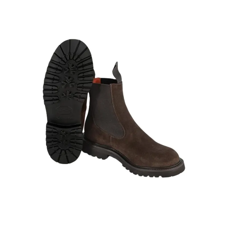 Tricker's Paula Short Chelsea Boots Women's Dark Brown-5