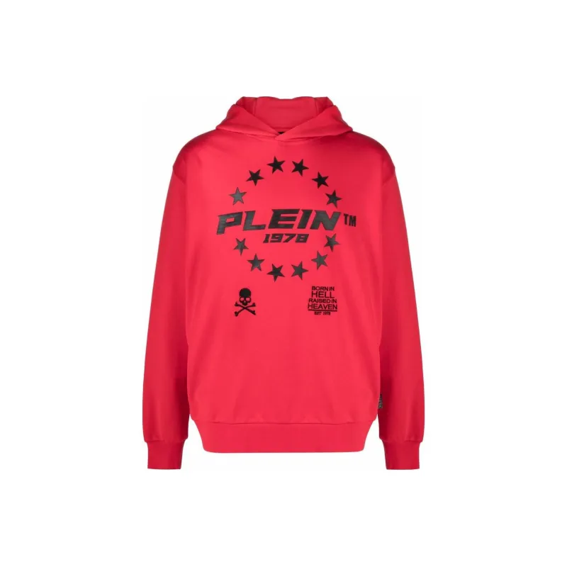 PHILIPP PLEIN Logo print Pullover Hoodie-0