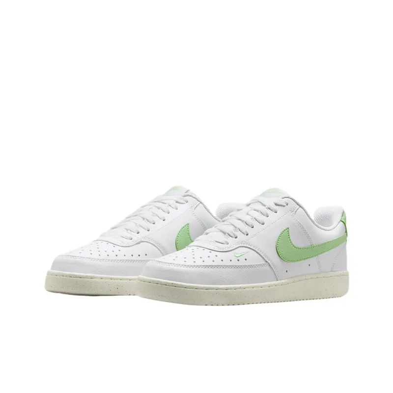 Nike Court Vision Low Top Skateboard Shoes Women's Light Green-3