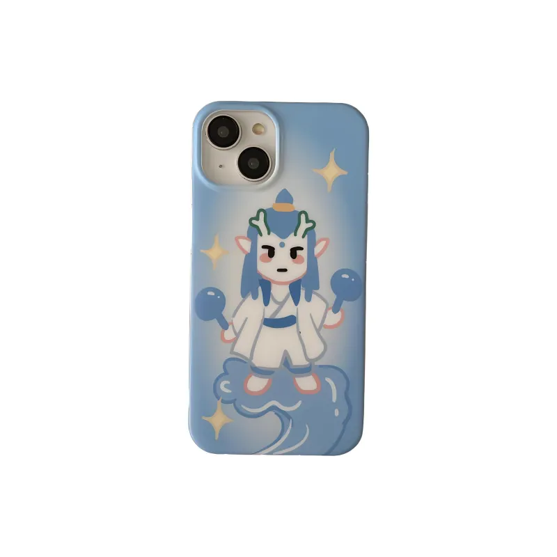 MAYGI TPU Material Cartoon Compatible With Apple IPhone 16/Pro/Pro Max/15/14/13-7