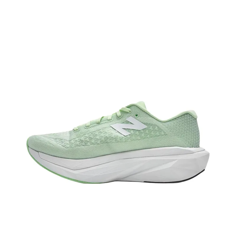 New Balance NB FuelCell SuperComp Trainer V3 Anti Slip Wear Resistant Low Top Training Running Shoes Men's White Green-2