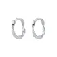Silver Mobius Earrings-1 Pair[16mm]