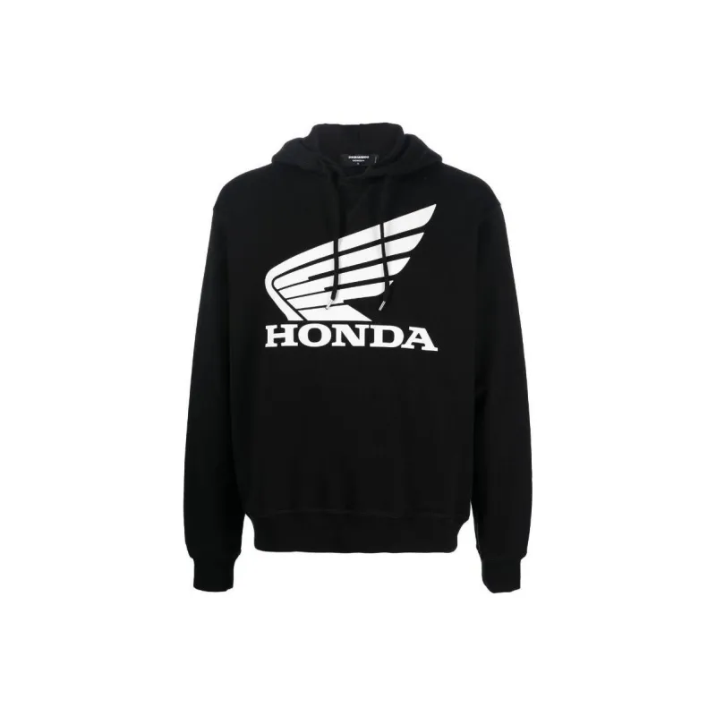 DSQUARED 2 X Honda Long Sleeved Drawstring Hoodie-0