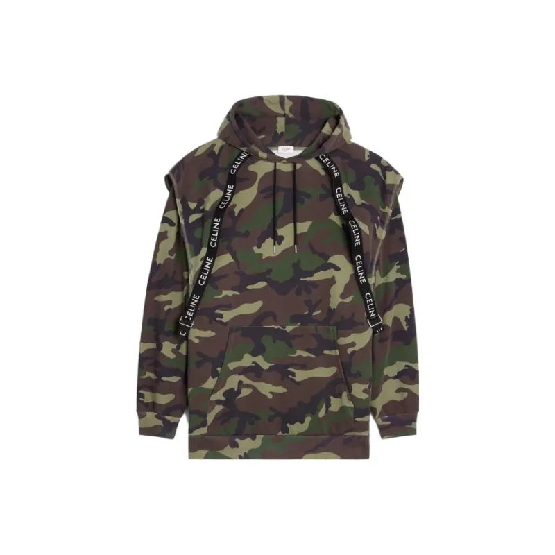 CELINE SS23 Sweatshirt Men's Army Green-0
