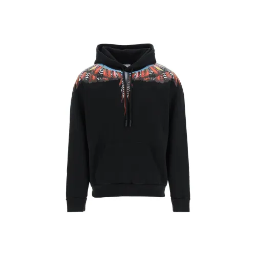 Marcelo Burlon Drawstring Wings Hoodie