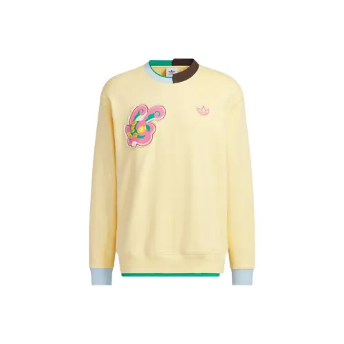 Adidas Originals Sweatshirt Unisex Light Yellow