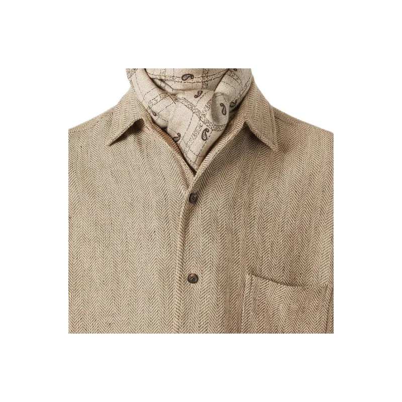 Loro Piana SS25 Shirt Men's Brown-5