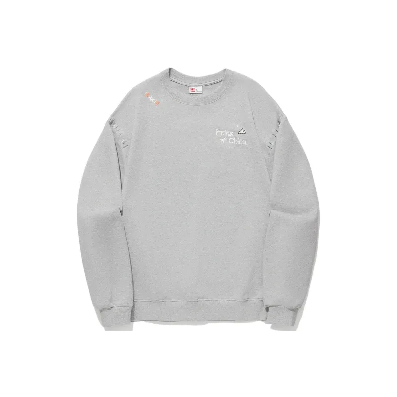 LiNing Sweatshirts Unisex Heather Gray-0