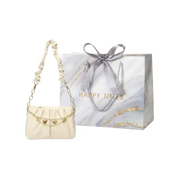 Miss Angel PU Crossbody Bag Regular Women's White/Black