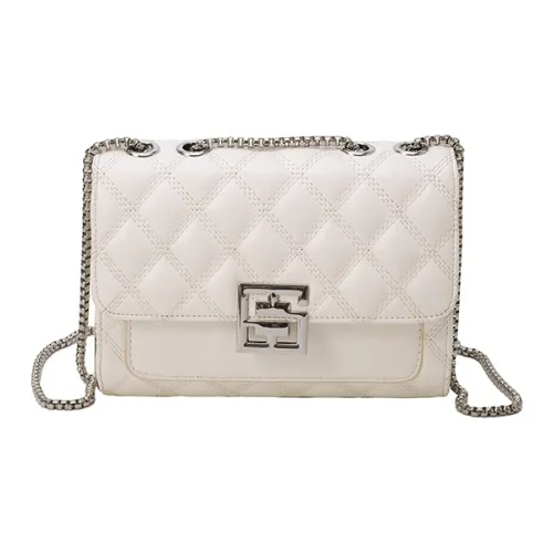 ResNonverba PU Crossbody Bag Women's White/Black