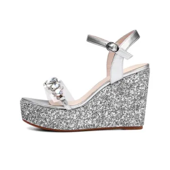 AJPAP Strap Sandals Women's Silver