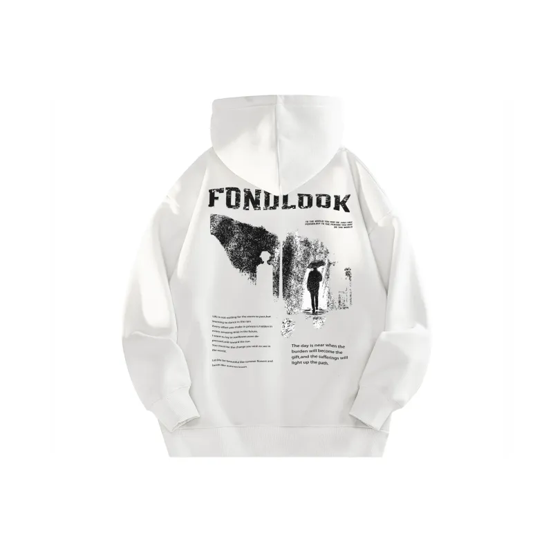 FONDLOOK Sweatshirt Jacket Unisex-4