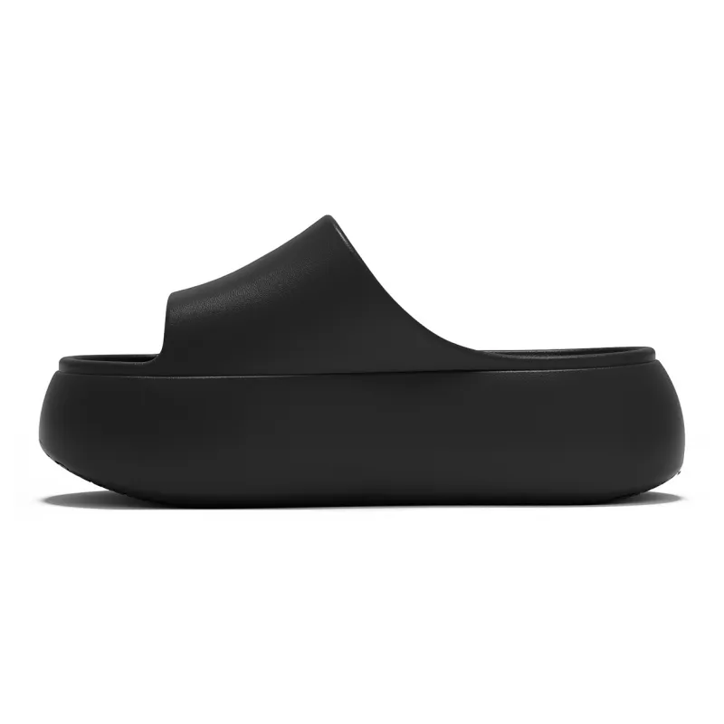Soft Minimalist Solid Color Cloud Step Thick Sole, Summer Air EVA Versatile, Dopamine Dressing, Slippers, Women's-1