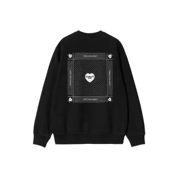 Carhartt WIP Heart Bandana Logo print Sweatshirt