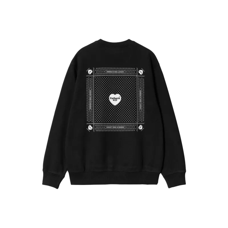 Carhartt WIP Heart Bandana Logo print Sweatshirt-0