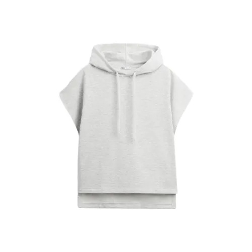 ZARA Sweatshirt Men's Zebra Print Gray