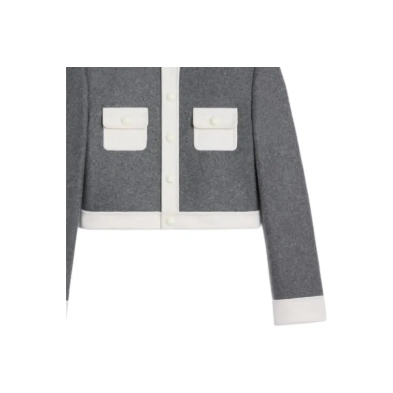 CELINE Brompton Jacket In Wool Cloth-4