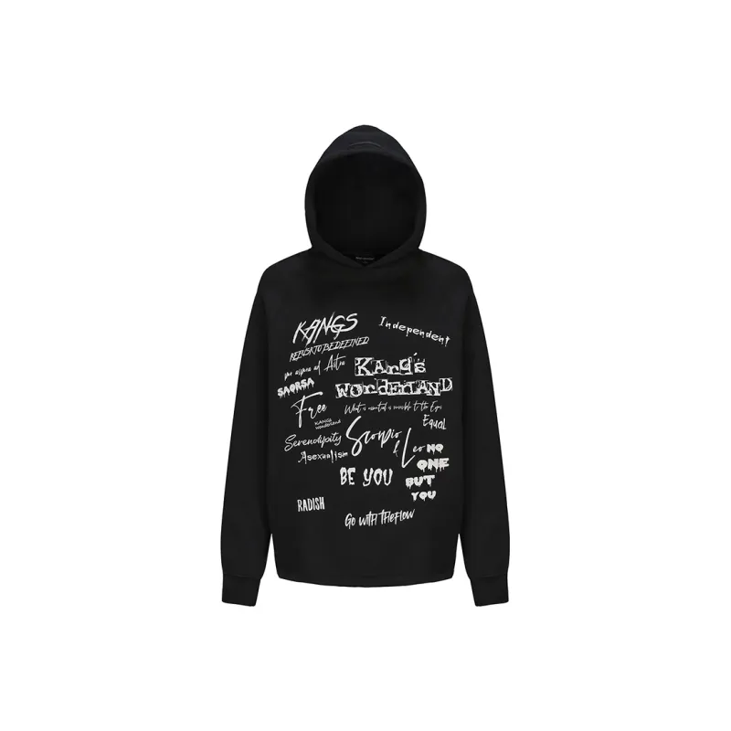 Kang's Wonderland SS24 Sweatshirt Unisex Charcoal Black-0