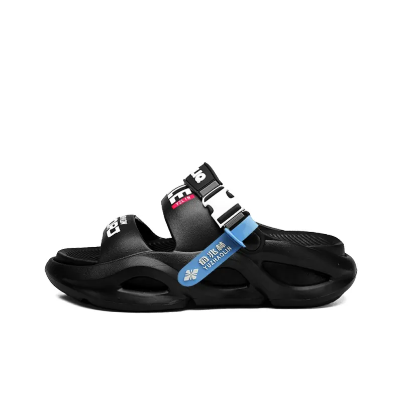 YUZHAOLIN EVA Cut Out Massage Slip Resistant Abrasion Resistant Quiet Slide Slippers Unisex-86