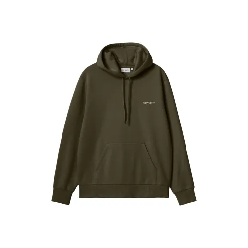 Carhartt WIP Logo Embroidered Drawstring Hoodie