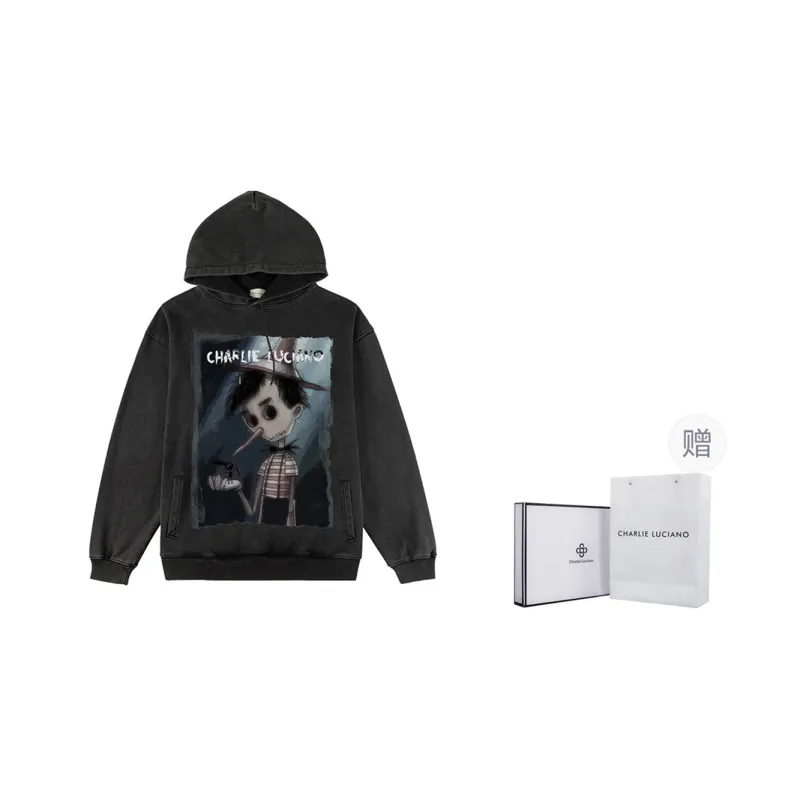 Charlie Luciano Sweatshirt Unisex Dark Gray-0