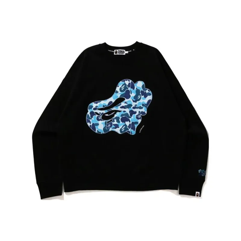 Bape Abc Camo Patch Loose Fit Crewneck-0
