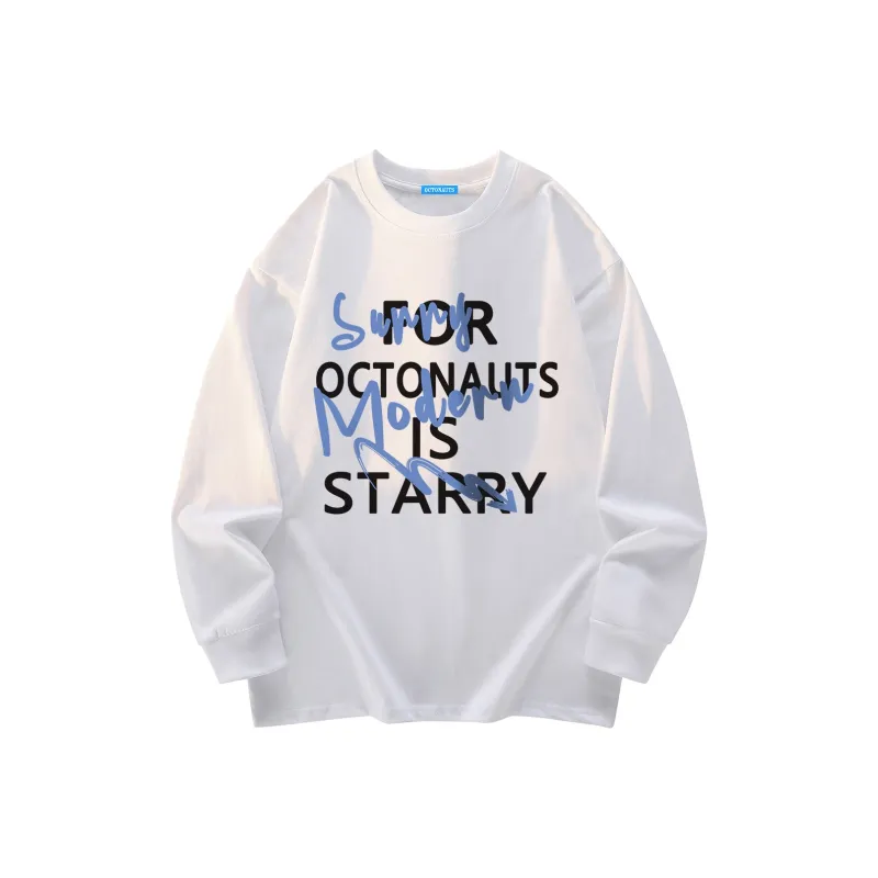 Small Columns Under The Sea Long Sleeved T Shirts Unisex-0