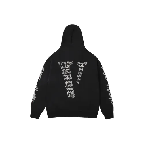 VLONE Loose Fit Zip Closure Hoodie Unisex