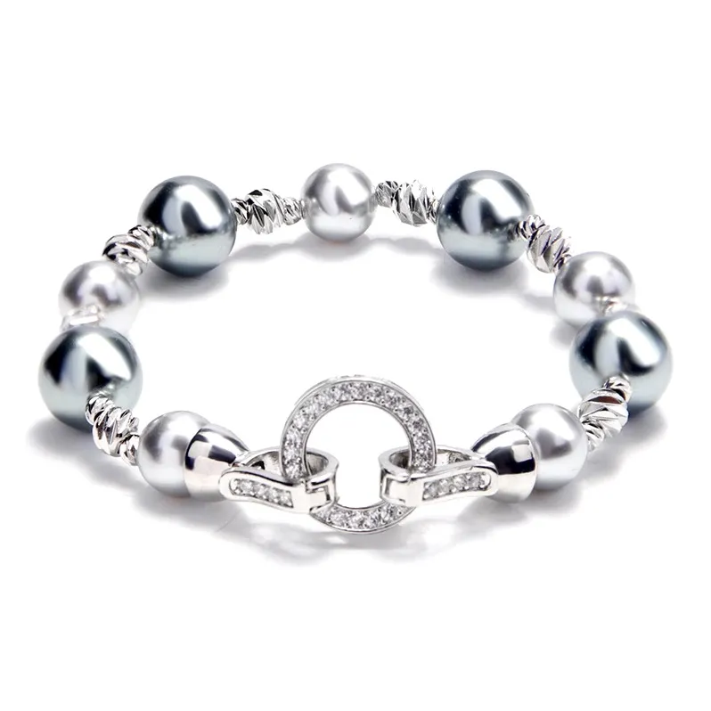 MEOBURLIY Faux Pearl Bracelets Women's-7