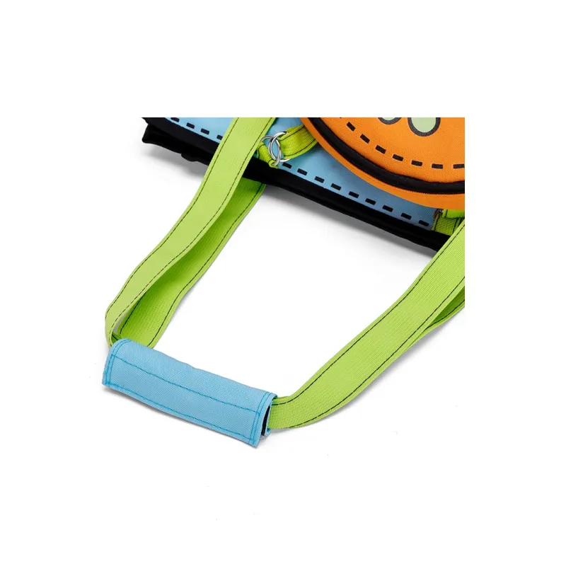 Strange Orange Badminton Racket Bags 2 Pcs Crossbody Bag Orange Blue Unisex-4