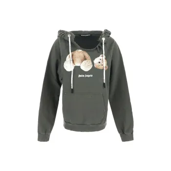 PALM ANGELS Distressed Graphic print Hoodie