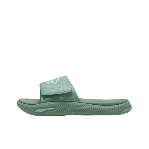 PUMA Softridepro Abrasion Resistant Slide Slippers Unisex Green