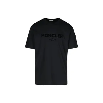 Moncler Logo Detailed Crewneck T Shirt