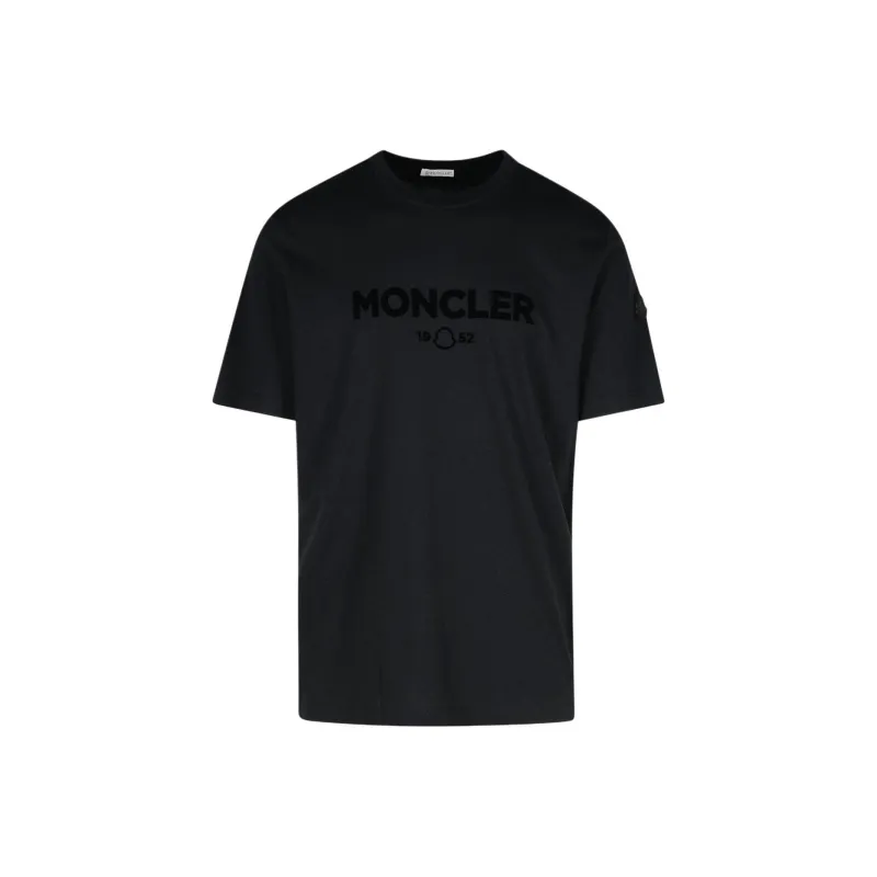 Moncler Logo Detailed Crewneck T Shirt-0