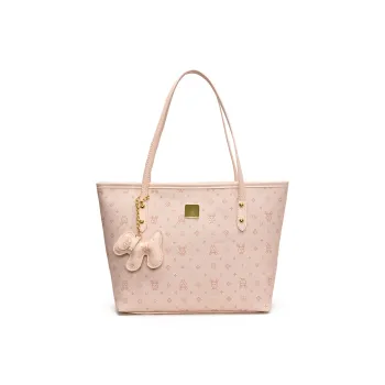 Single Warehouse PU Everyday Schooling Shoulder Bag Handbag Women's Pink/White/Blue