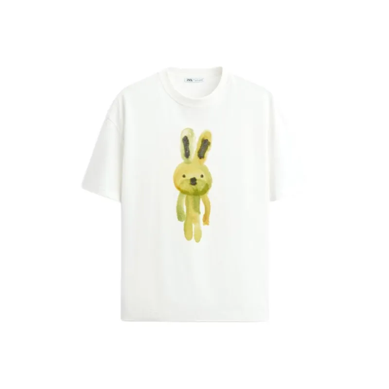 ZARA T-Shirt Men's Frosted White-0