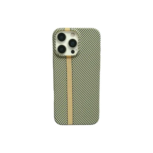 Koman TPU Material Twill Kevlar Carbon Fiber Texture Phone Cases Compatible With Apple IPhone 12/13/14/15/16/Pro/Mac