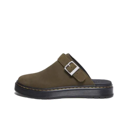 Dr.Martens Closed Toe Slippers Unisex Khaki