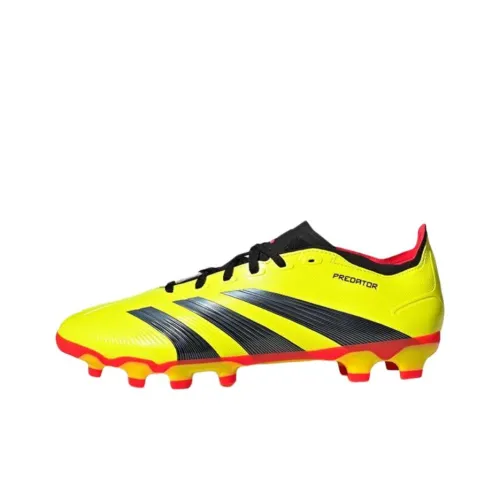 Adidas PREDATOR 24 PRO Anti Slip Wear Resistant Soccer Shoes Men's Yellow