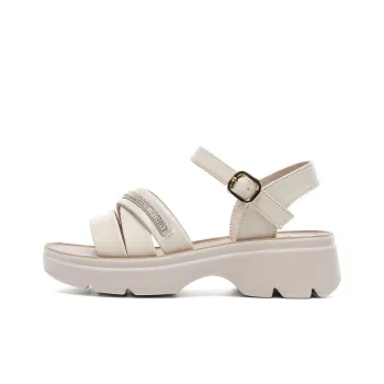EBLAN One Strap Sandals Women's Beige