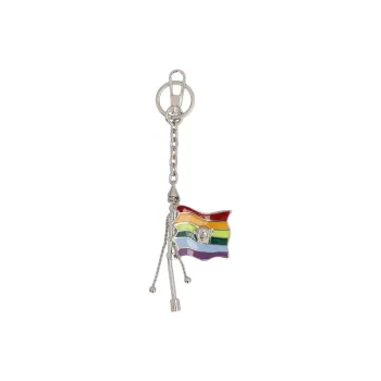 VERSACE Flag Keyring