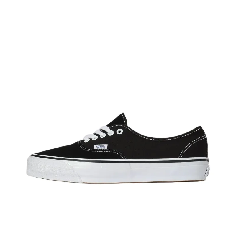 Vans Premium LX Authentic 44 Anti Slip Wear Resistant Low Top Skateboard Shoes Unisex Black-0