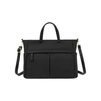 JIEXINI Nylon One Shoulder Handbags Women's Black/Fuchsia/Coffee