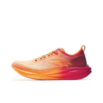 Anta Anti Slip Wear Resistant Low Top Casual Running Shoes Men's Orange Red