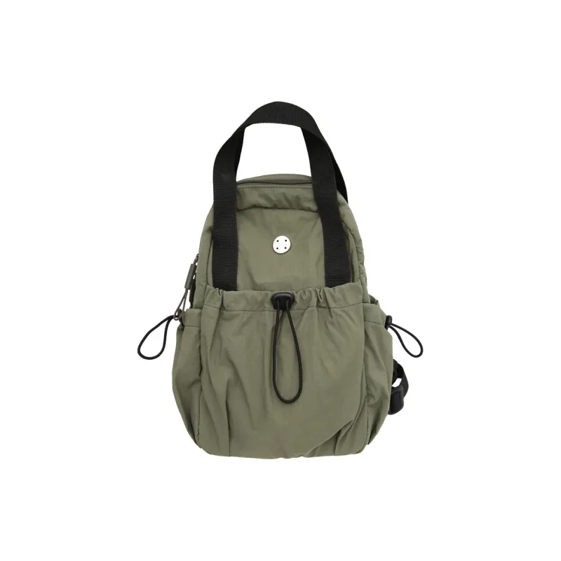 SEVENMOONS Nylon Backpack Regular Unisex White/Black/Red/Light Purple/Yellow/Khaki/Green-10