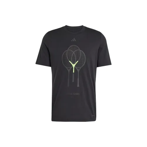 Adidas Free Shipping With AdiClub Tennis 3 Rackets Graphic Tee