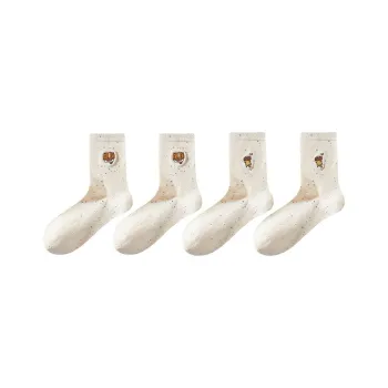 MADALLO Mid Calf Socks Women's 4 Pack
