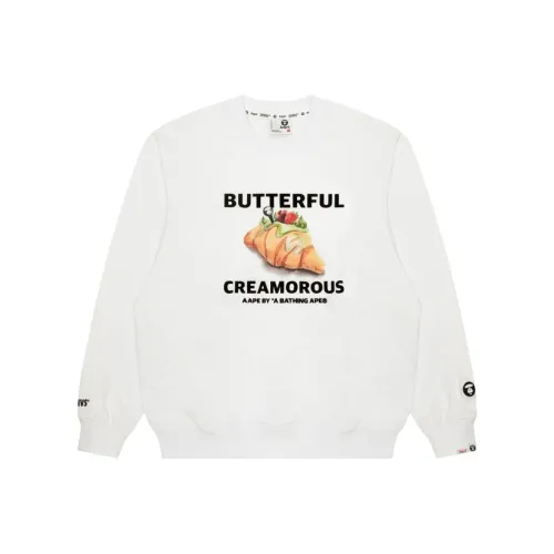 Aape x B&C LIANMINGKUAN Sweatshirt Unisex White
