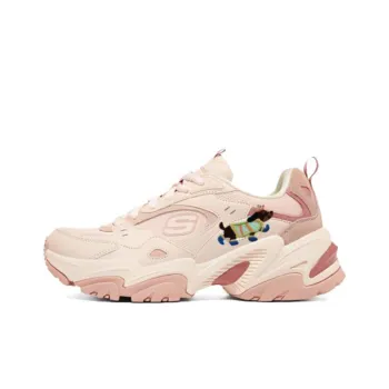 Skechers Stamina V2 Anti Slip Wear Resistant Low Top Chunky Sneakers Women's Pink