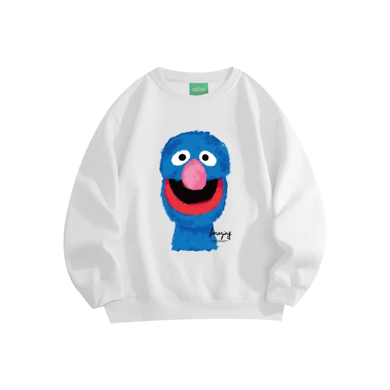 SESAME STREET Sweatshirt Thickened And Fleece Lined Unisex-2